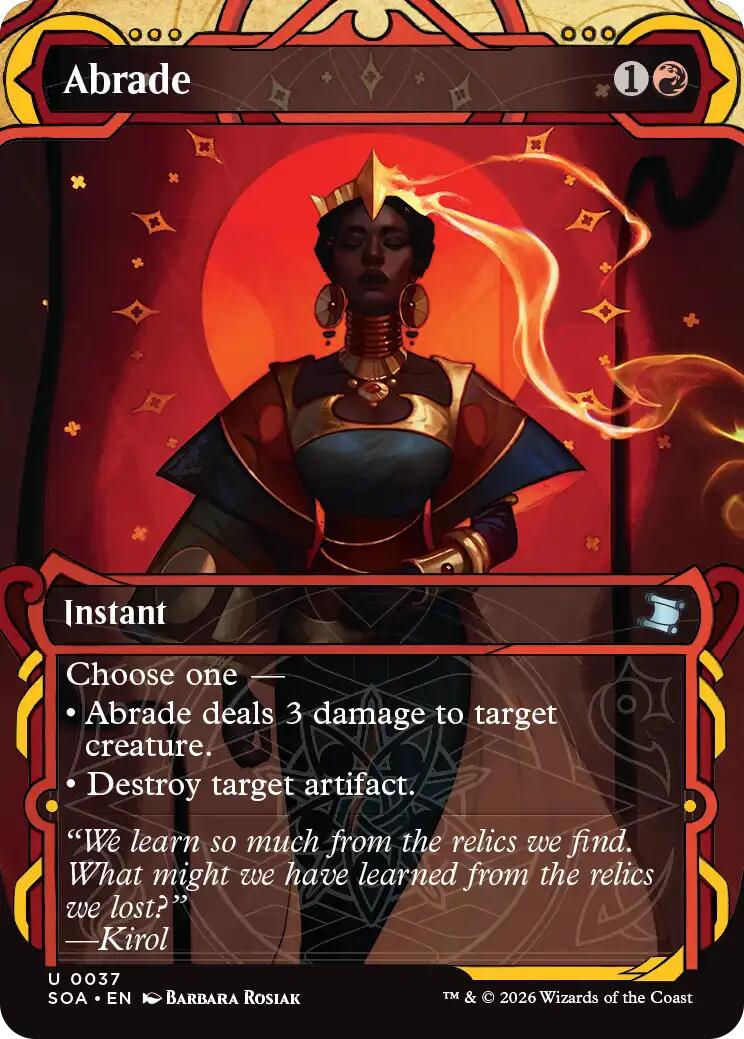 Abrade [Secrets of Strixhaven: Mystical Archive] | Magic Magpie