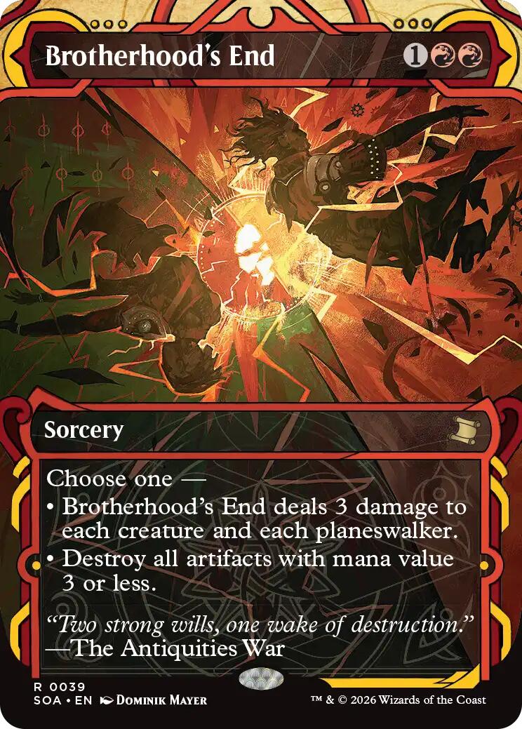 Brotherhood's End [Secrets of Strixhaven: Mystical Archive] | Magic Magpie