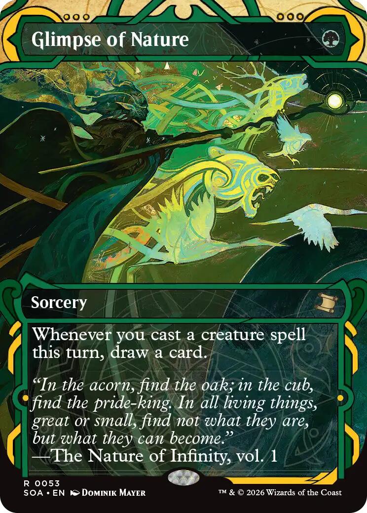 Glimpse of Nature [Secrets of Strixhaven: Mystical Archive] | Magic Magpie