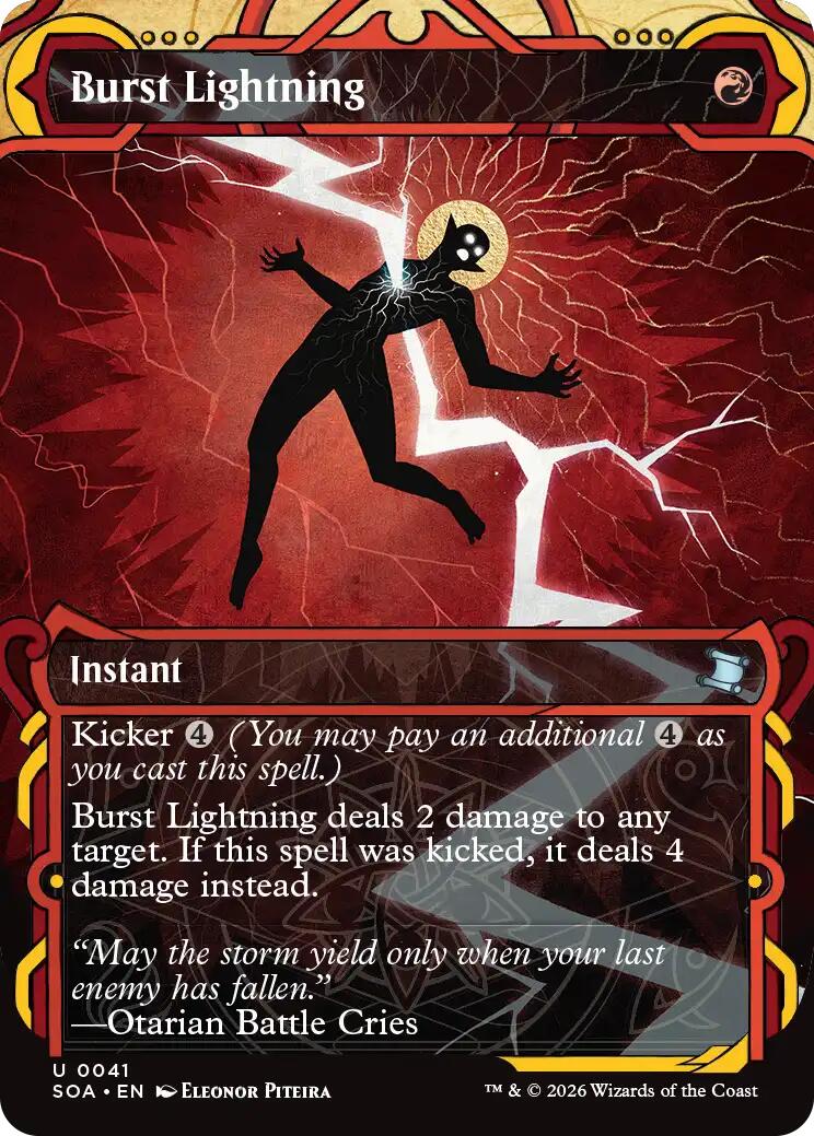Burst Lightning [Secrets of Strixhaven: Mystical Archive] | Magic Magpie