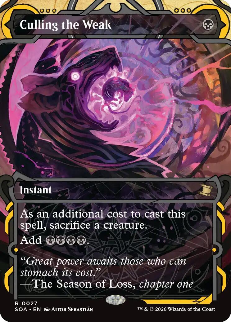 Culling the Weak [Secrets of Strixhaven: Mystical Archive] | Magic Magpie
