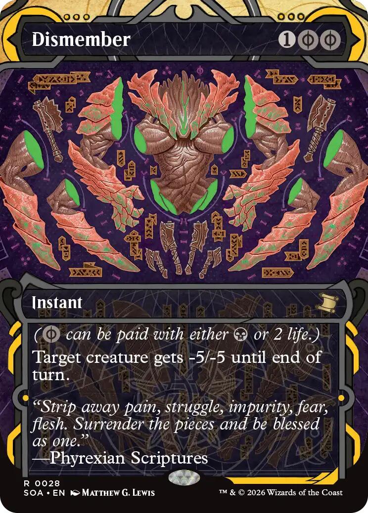 Dismember [Secrets of Strixhaven: Mystical Archive] | Magic Magpie