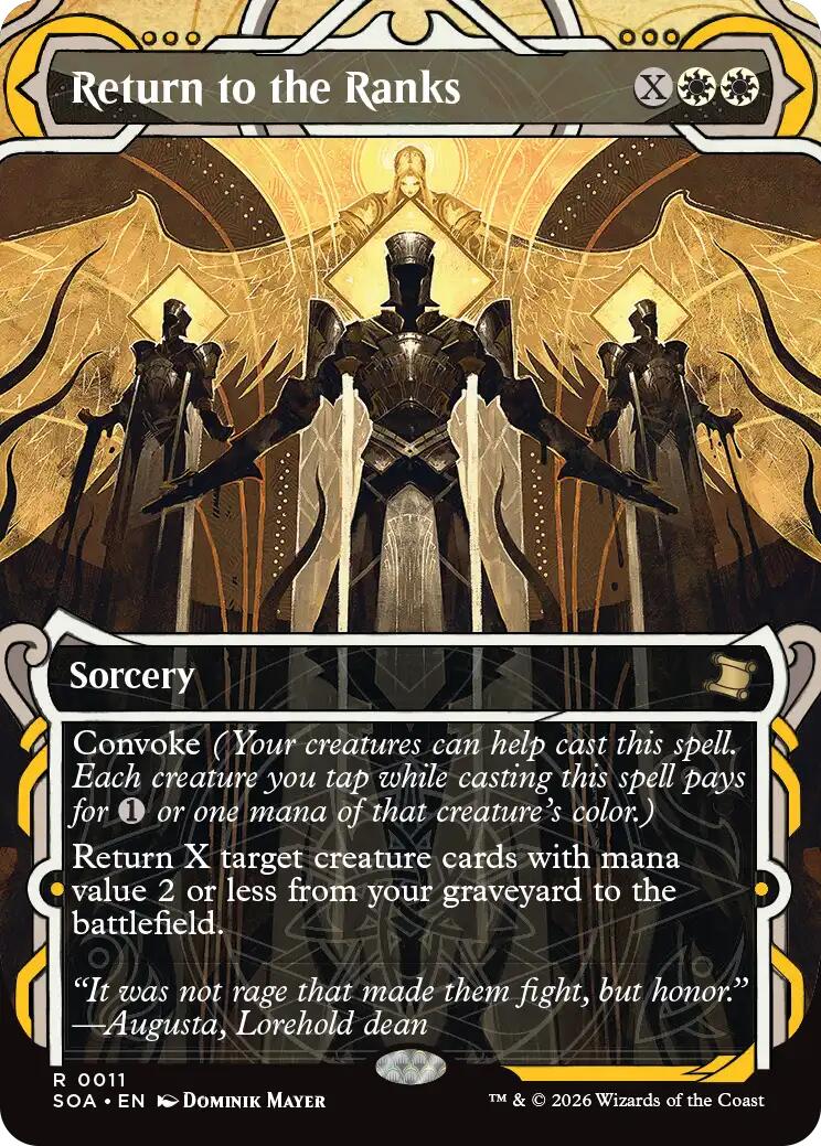 Return to the Ranks [Secrets of Strixhaven: Mystical Archive] | Magic Magpie