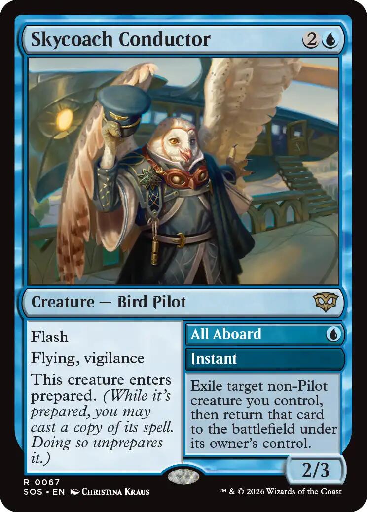 Skycoach Conductor [Secrets of Strixhaven] | Magic Magpie