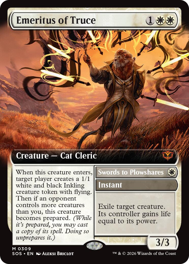 Emeritus of Truce (Extended Art) [Secrets of Strixhaven] | Magic Magpie