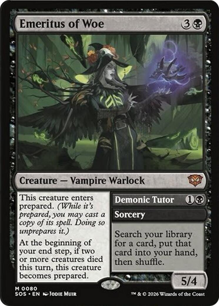 Emeritus of Woe [Secrets of Strixhaven] | Magic Magpie