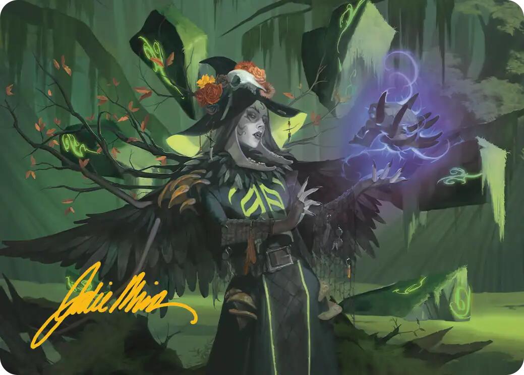 Emeritus of Woe Art Card (Gold-Stamped Signature) [Secrets of Strixhaven Art Series] | Magic Magpie