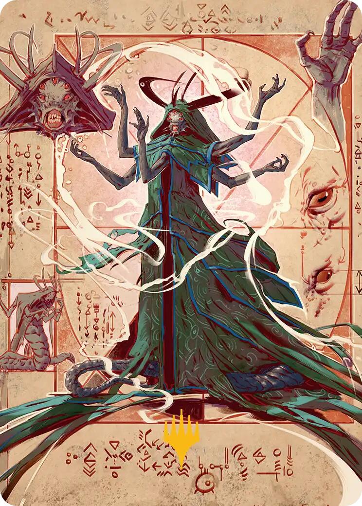 Tragedy Feaster Art Card (Gold-Stamped Planeswalker Symbol) [Secrets of Strixhaven Art Series] | Magic Magpie