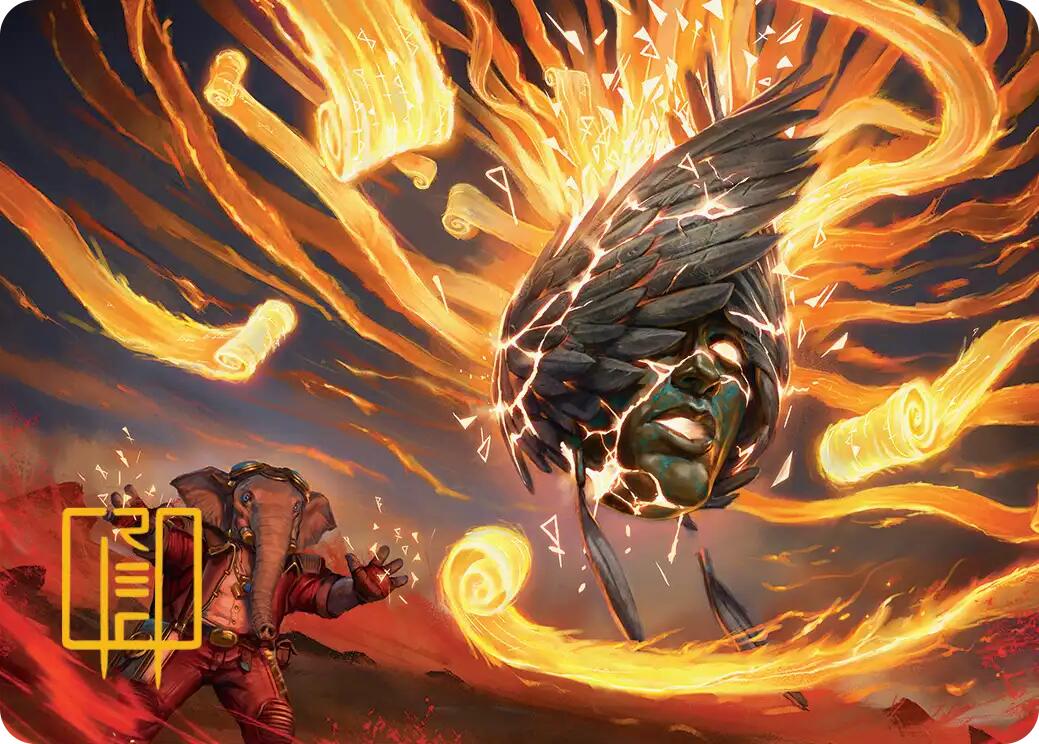 Flashback Art Card (Gold-Stamped Signature) [Secrets of Strixhaven Art Series] | Magic Magpie