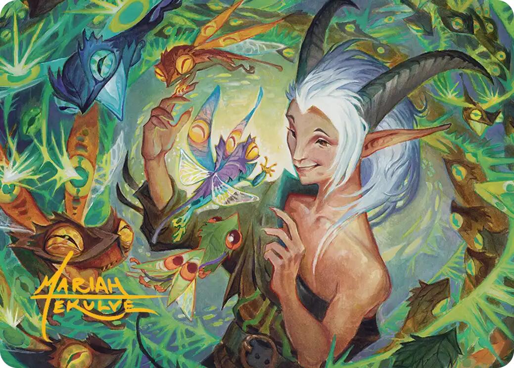 Lumaret's Favor Art Card (Gold-Stamped Signature) [Secrets of Strixhaven Art Series] | Magic Magpie