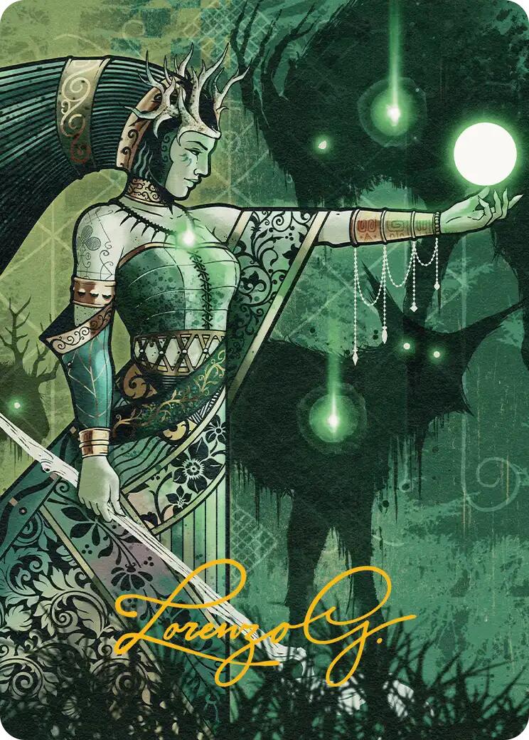 Shamanic Revelation Art Card (Gold-Stamped Signature) [Secrets of Strixhaven Art Series] | Magic Magpie