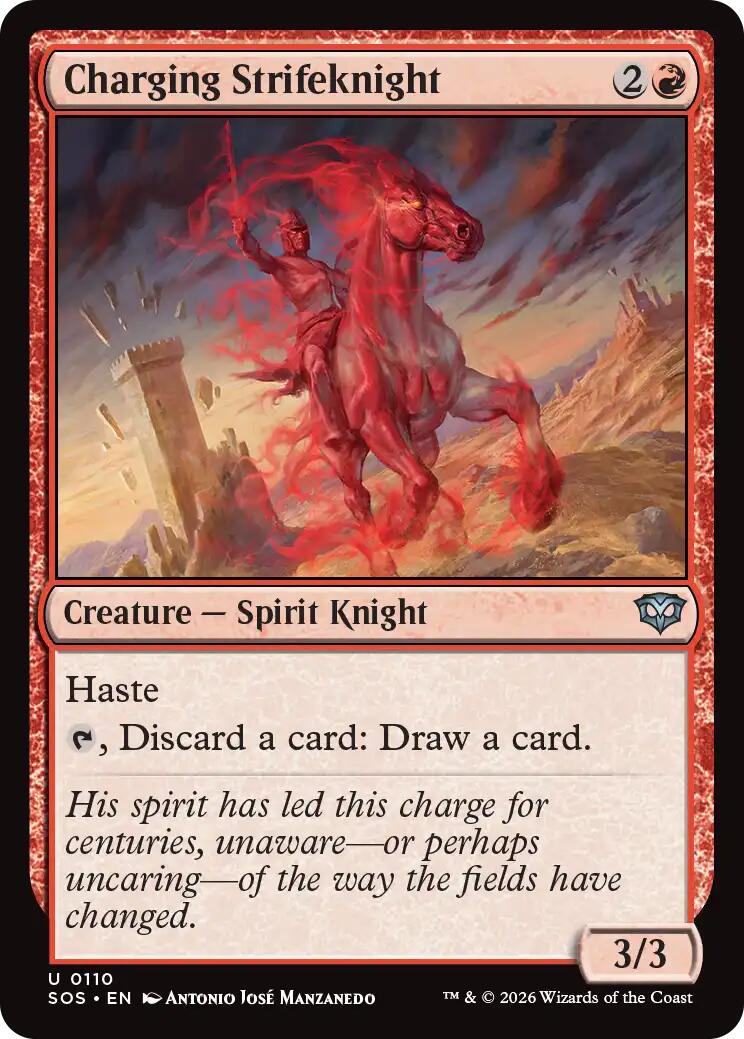 Charging Strifeknight [Secrets of Strixhaven] | Magic Magpie