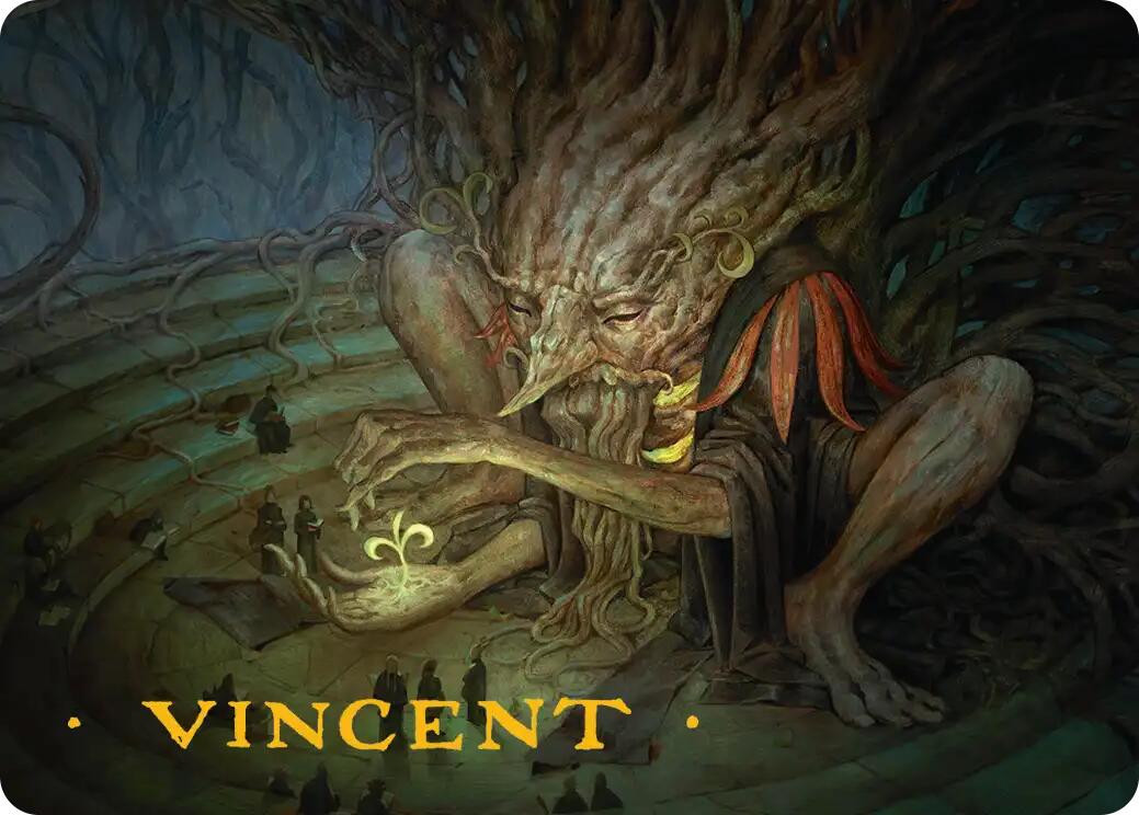 Old-Growth Educator Art Card (Gold-Stamped Signature) [Secrets of Strixhaven Art Series] | Magic Magpie