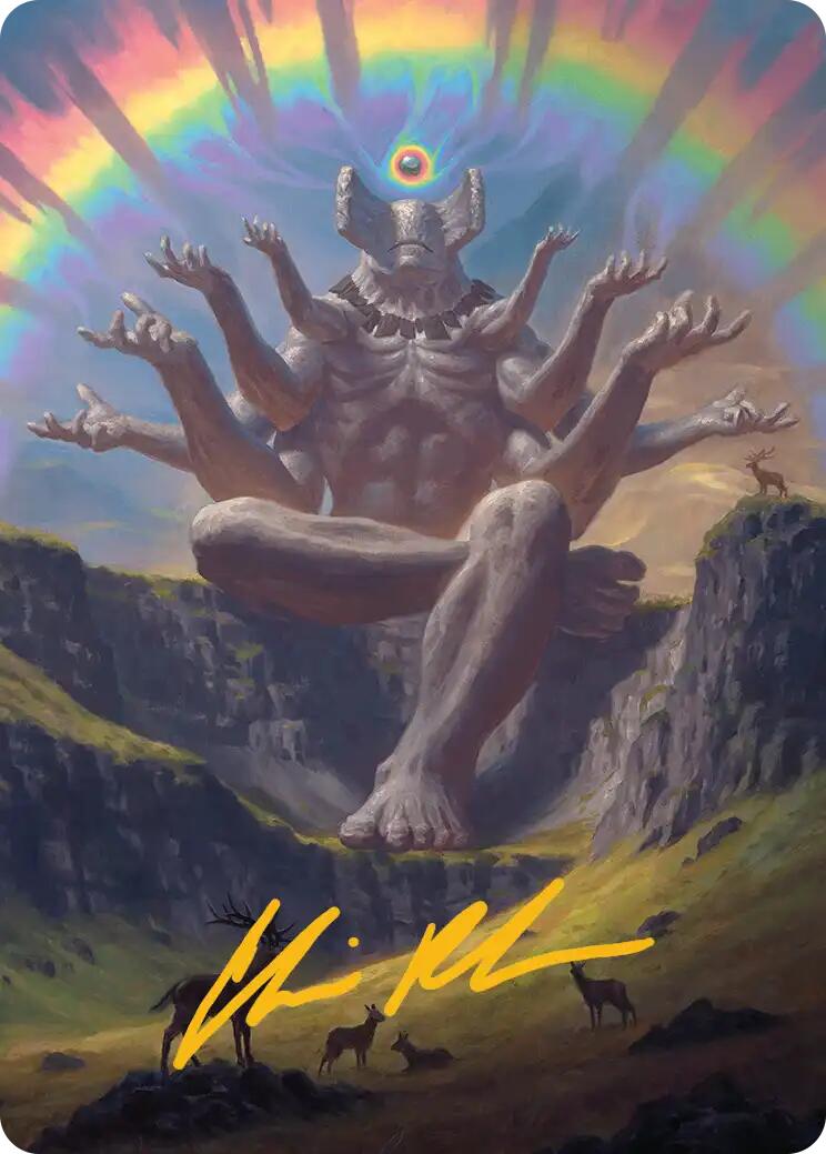 Transcendent Archaic Art Card (Gold-Stamped Signature) [Secrets of Strixhaven Art Series] | Magic Magpie