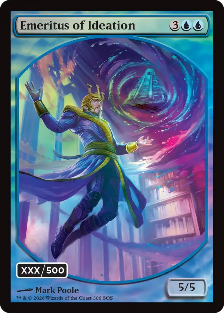 Emeritus of Ideation (Serial Numbered) [Secrets of Strixhaven] | Magic Magpie