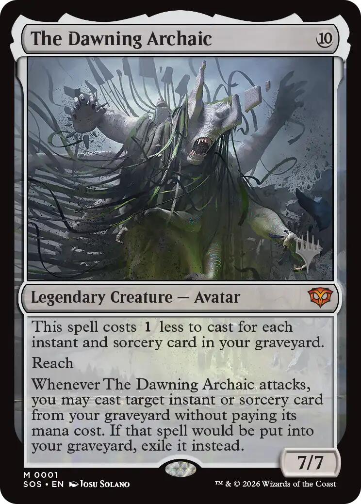 The Dawning Archaic [Secrets of Strixhaven Promos] | Magic Magpie