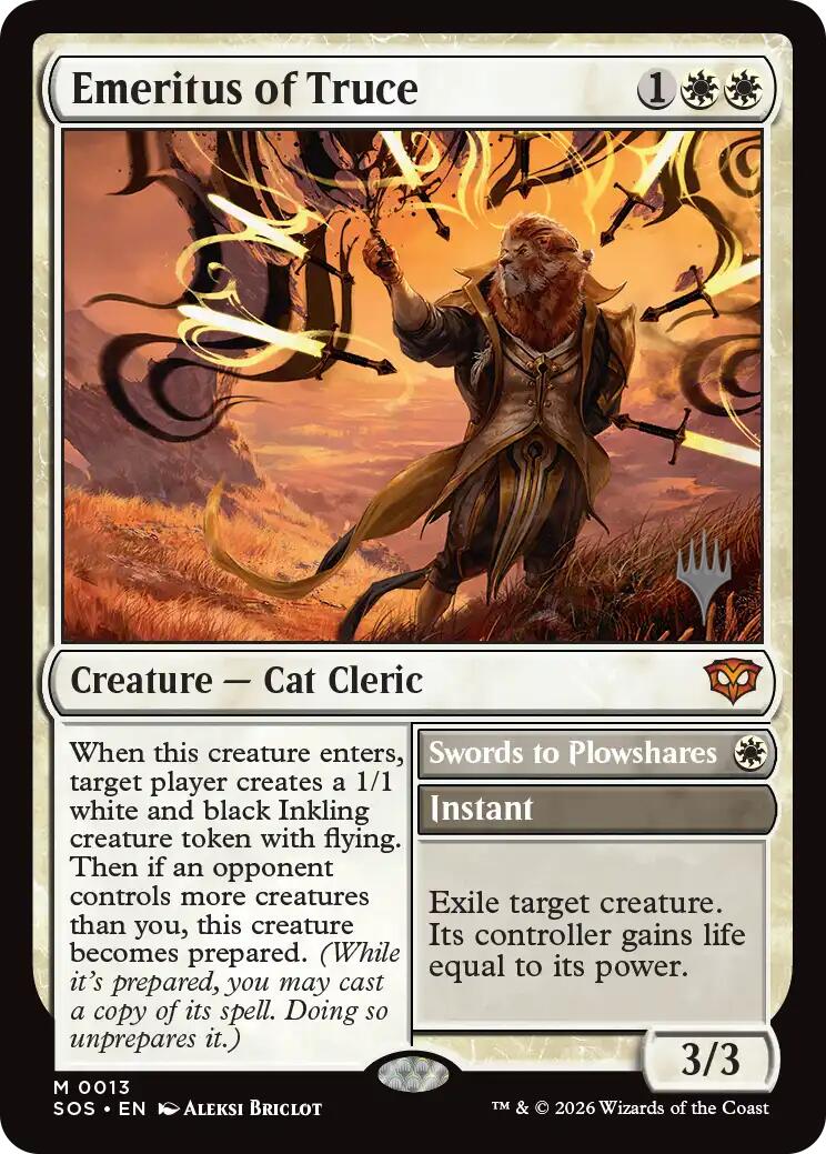 Emeritus of Truce [Secrets of Strixhaven Promos] | Magic Magpie