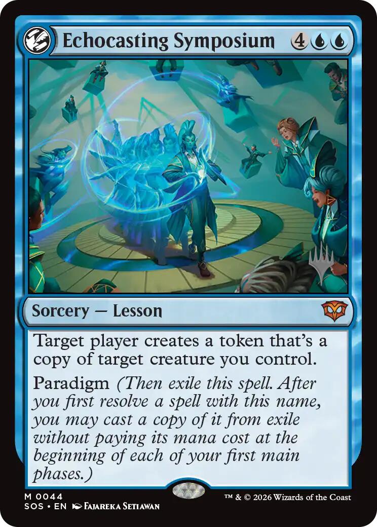 Echocasting Symposium [Secrets of Strixhaven Promos] | Magic Magpie