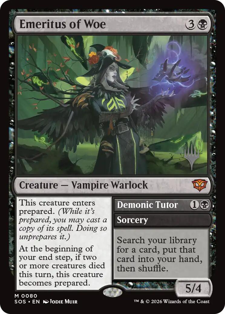 Emeritus of Woe [Secrets of Strixhaven Promos] | Magic Magpie