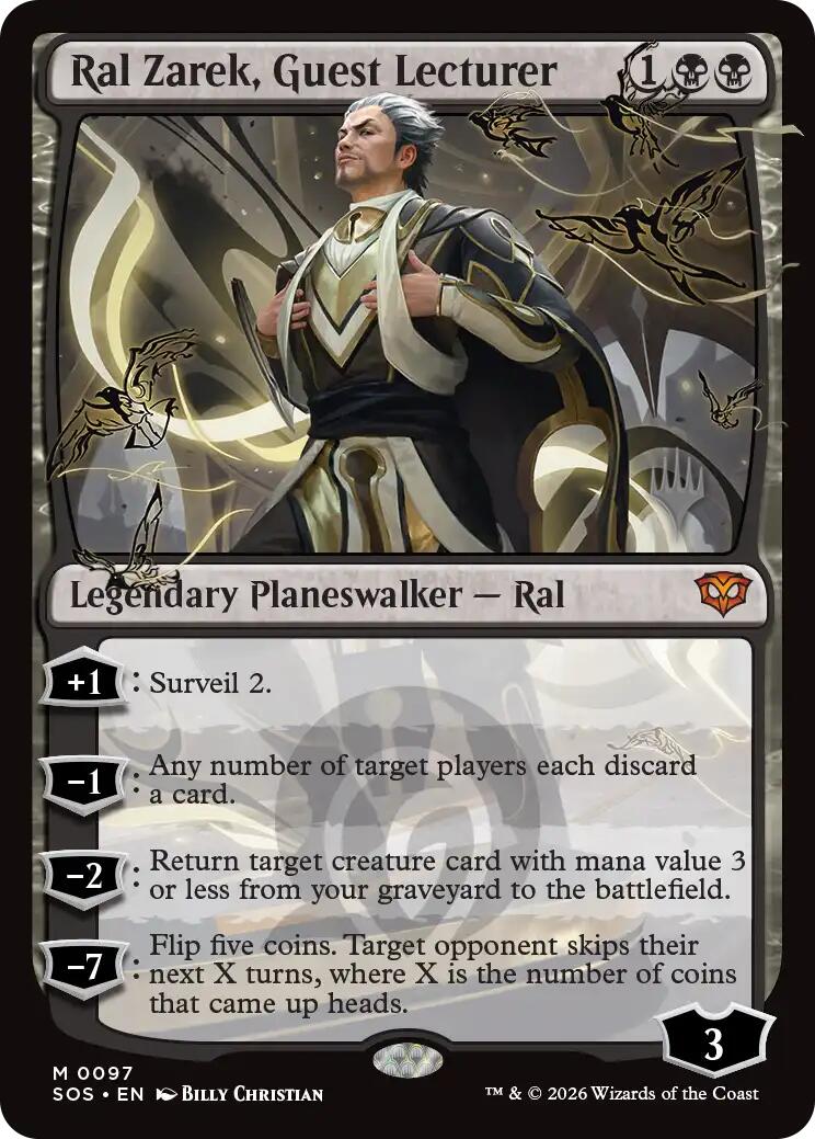 Ral Zarek, Guest Lecturer [Secrets of Strixhaven Promos] | Magic Magpie