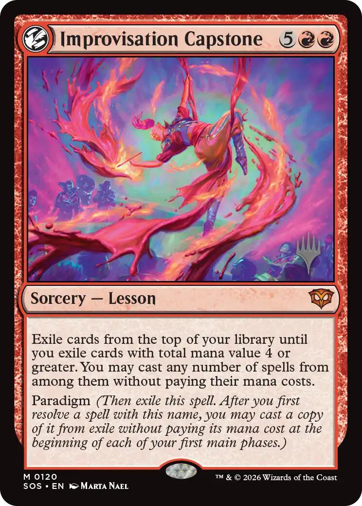 Improvisation Capstone [Secrets of Strixhaven Promos] | Magic Magpie