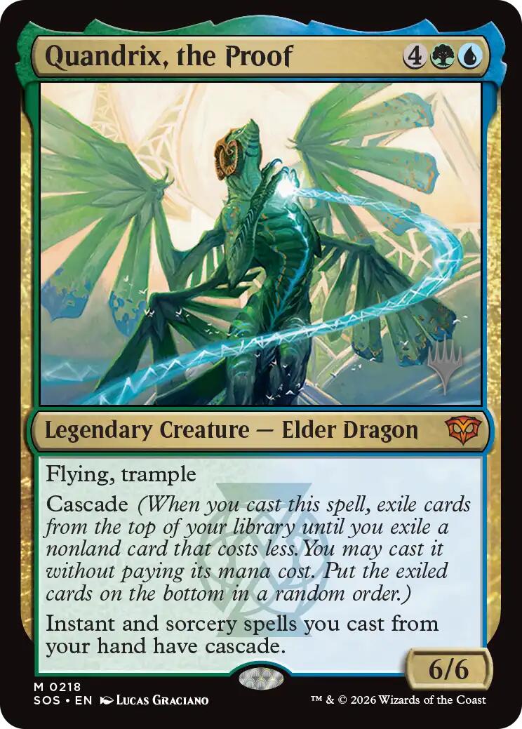 Quandrix, the Proof [Secrets of Strixhaven Promos] | Magic Magpie