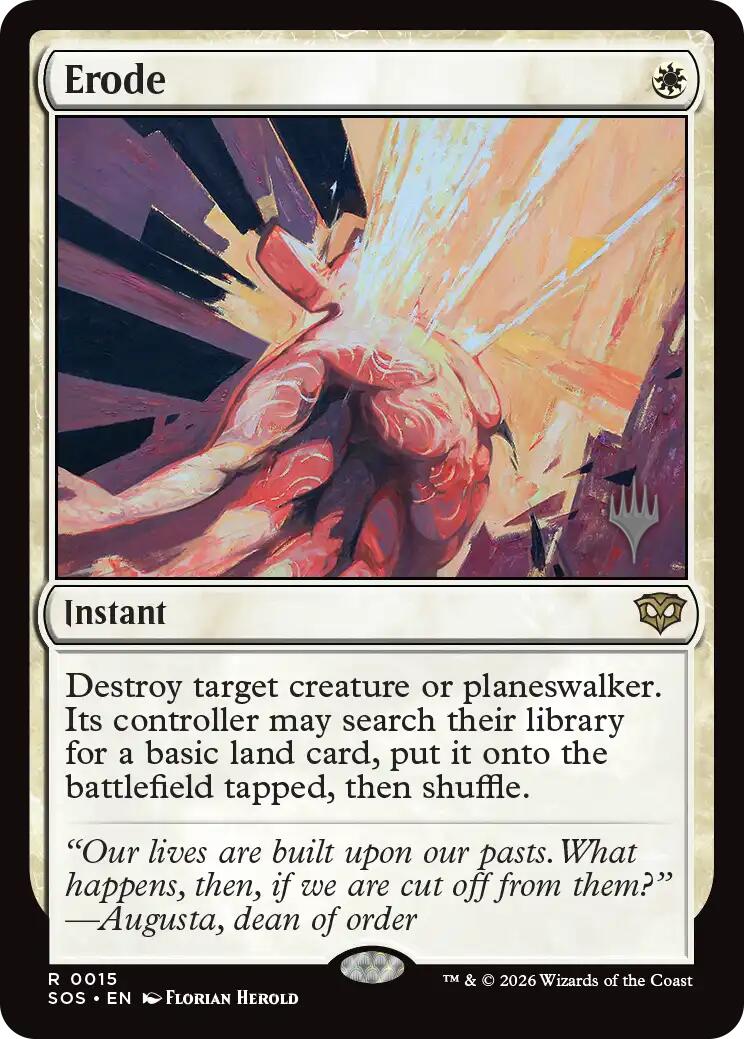 Erode [Secrets of Strixhaven Promos] | Magic Magpie