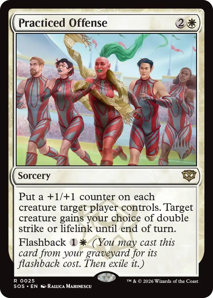 Practiced Offense [Secrets of Strixhaven Promos] | Magic Magpie