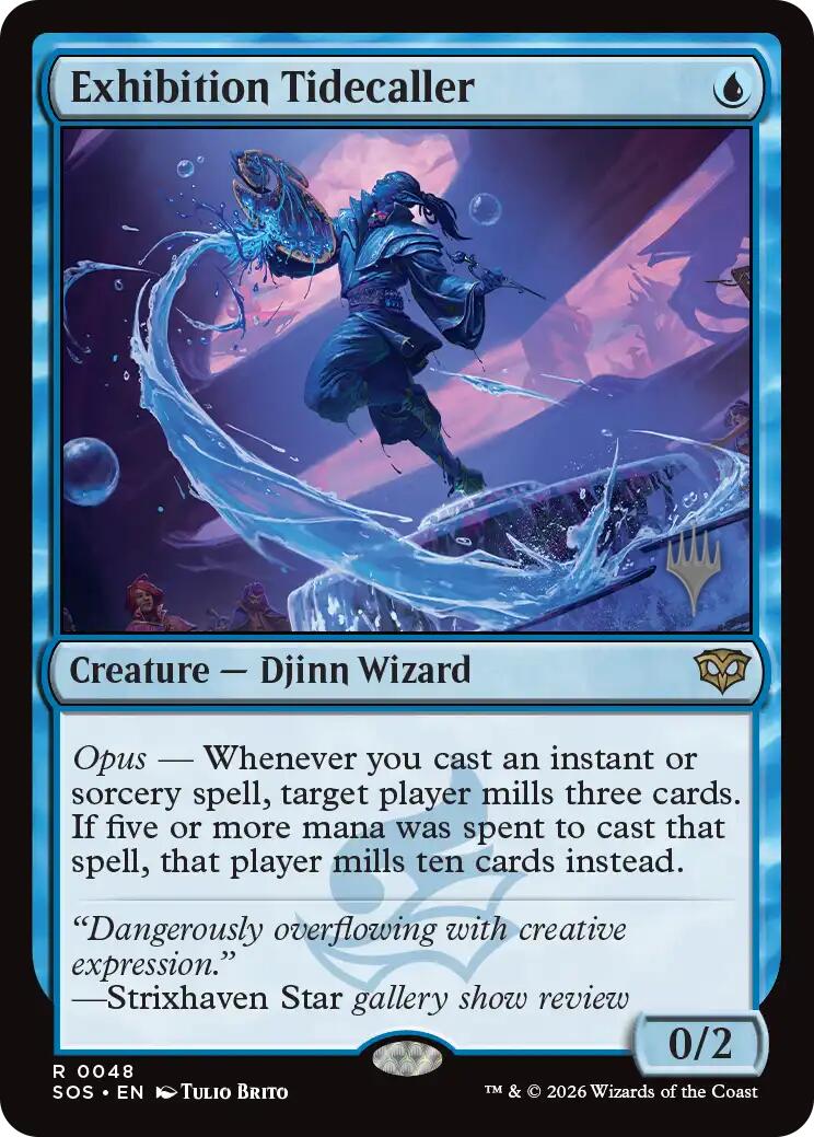 Exhibition Tidecaller [Secrets of Strixhaven Promos] | Magic Magpie