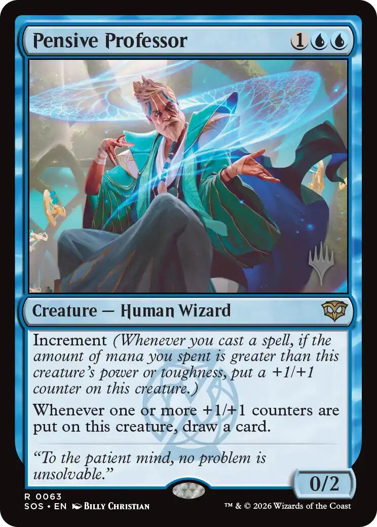 Pensive Professor [Secrets of Strixhaven Promos] | Magic Magpie