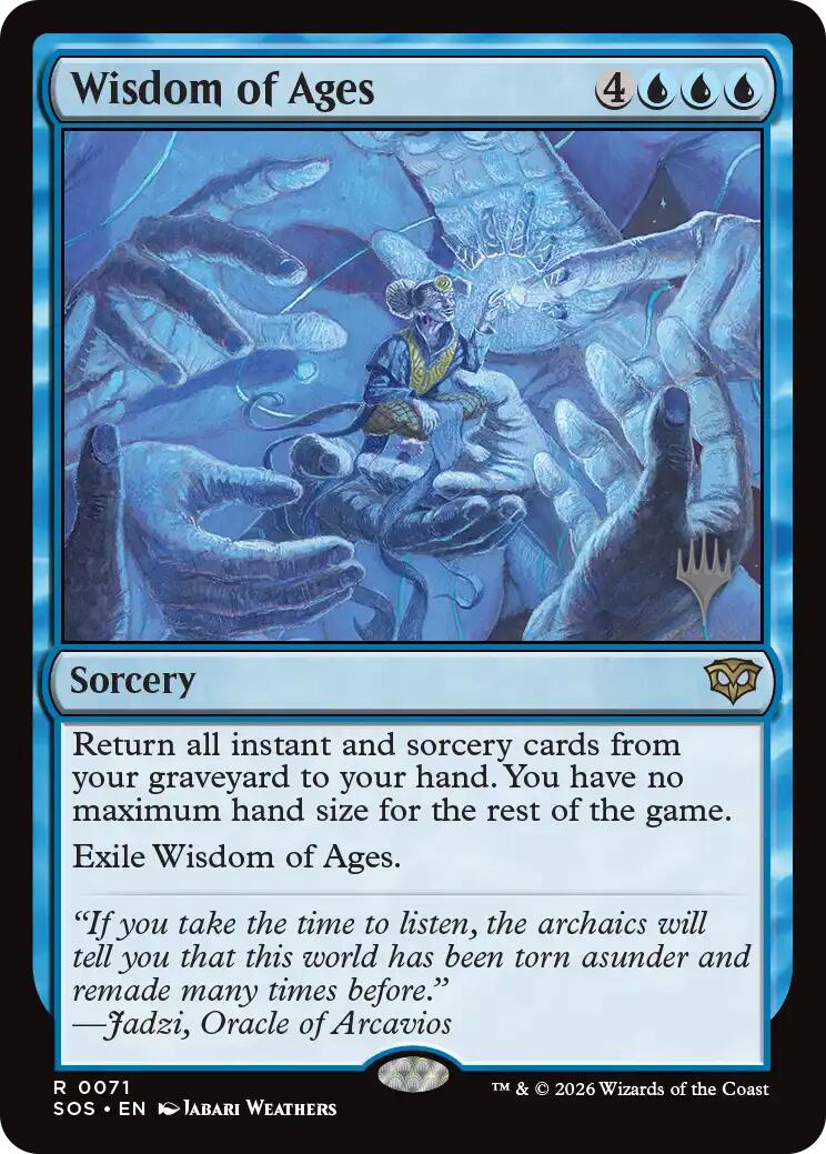Wisdom of Ages [Secrets of Strixhaven Promos] | Magic Magpie
