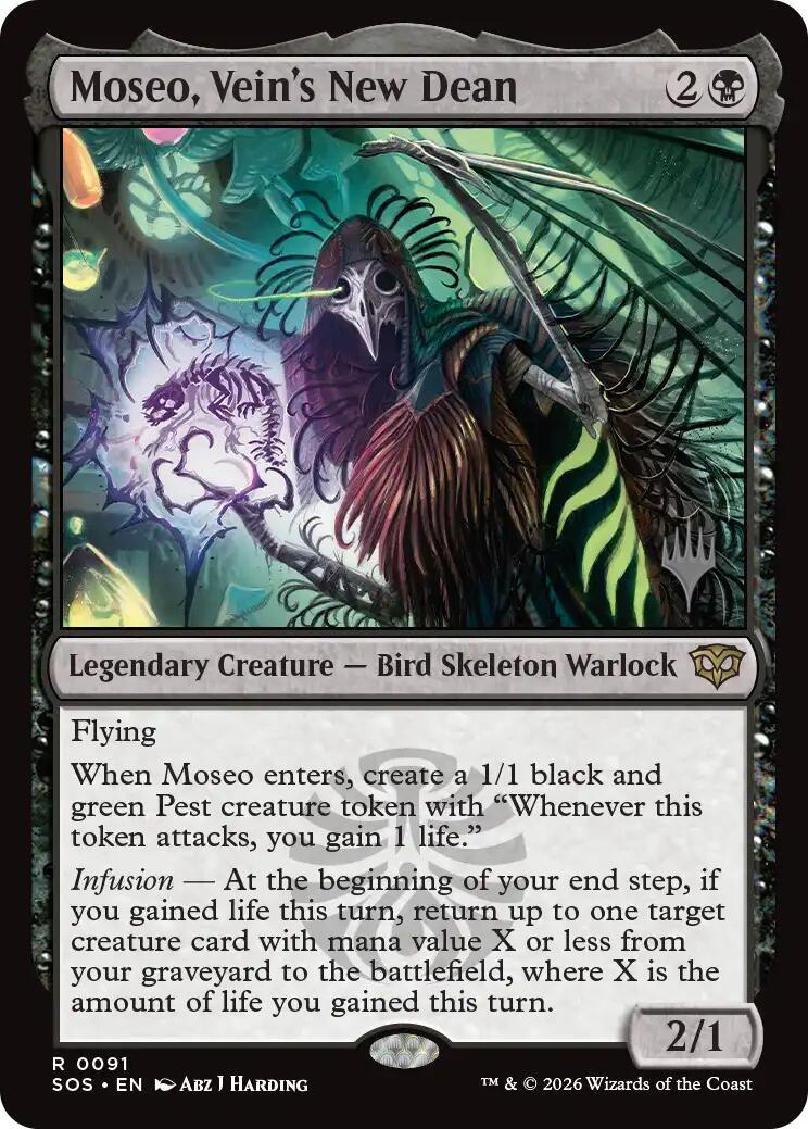 Moseo, Vein's New Dean [Secrets of Strixhaven Promos] | Magic Magpie