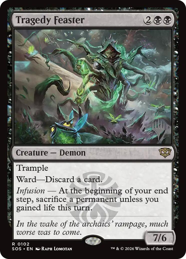 Tragedy Feaster [Secrets of Strixhaven Promos] | Magic Magpie
