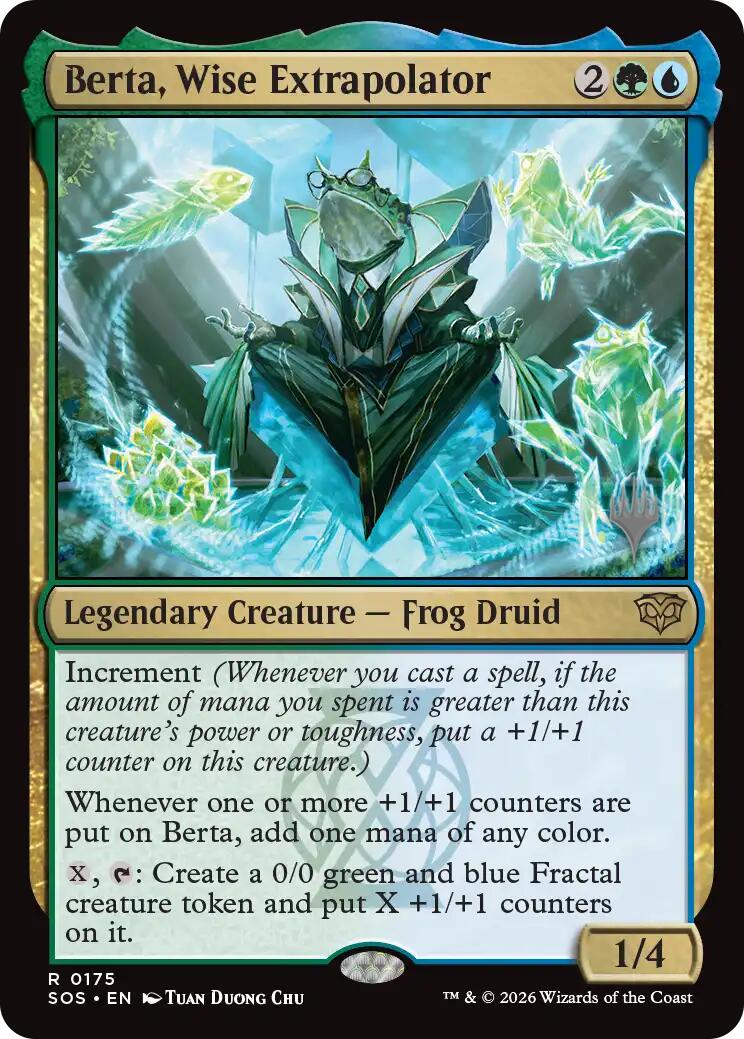 Berta, Wise Extrapolator [Secrets of Strixhaven Promos] | Magic Magpie