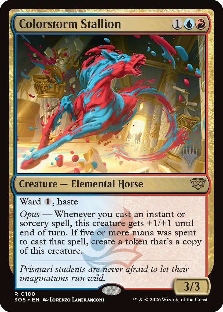 Colorstorm Stallion [Secrets of Strixhaven Promos] | Magic Magpie