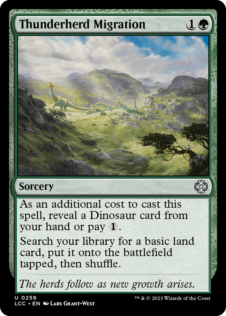 Thunderherd Migration [The Lost Caverns of Ixalan Commander] | Magic Magpie