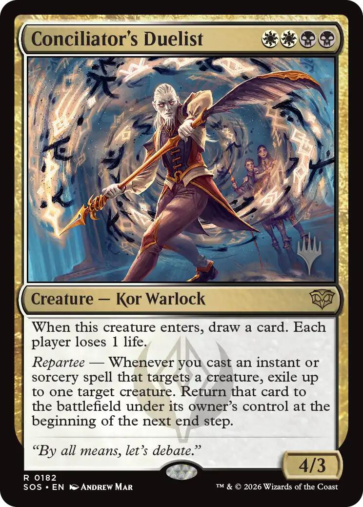 Conciliator's Duelist [Secrets of Strixhaven Promos] | Magic Magpie