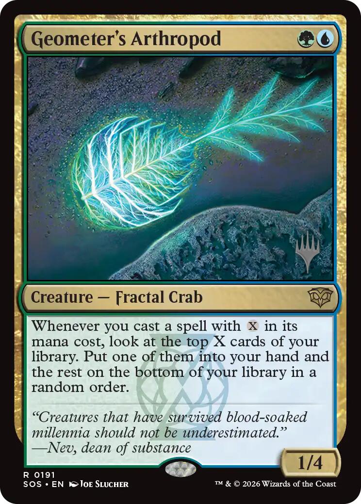 Geometer's Arthropod [Secrets of Strixhaven Promos] | Magic Magpie