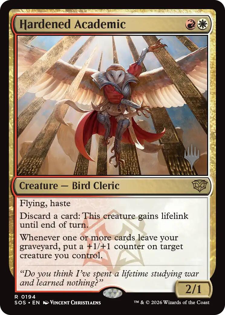 Hardened Academic [Secrets of Strixhaven Promos] | Magic Magpie