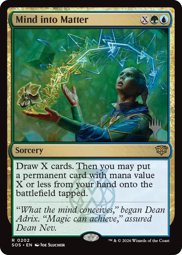 Mind into Matter [Secrets of Strixhaven Promos] | Magic Magpie