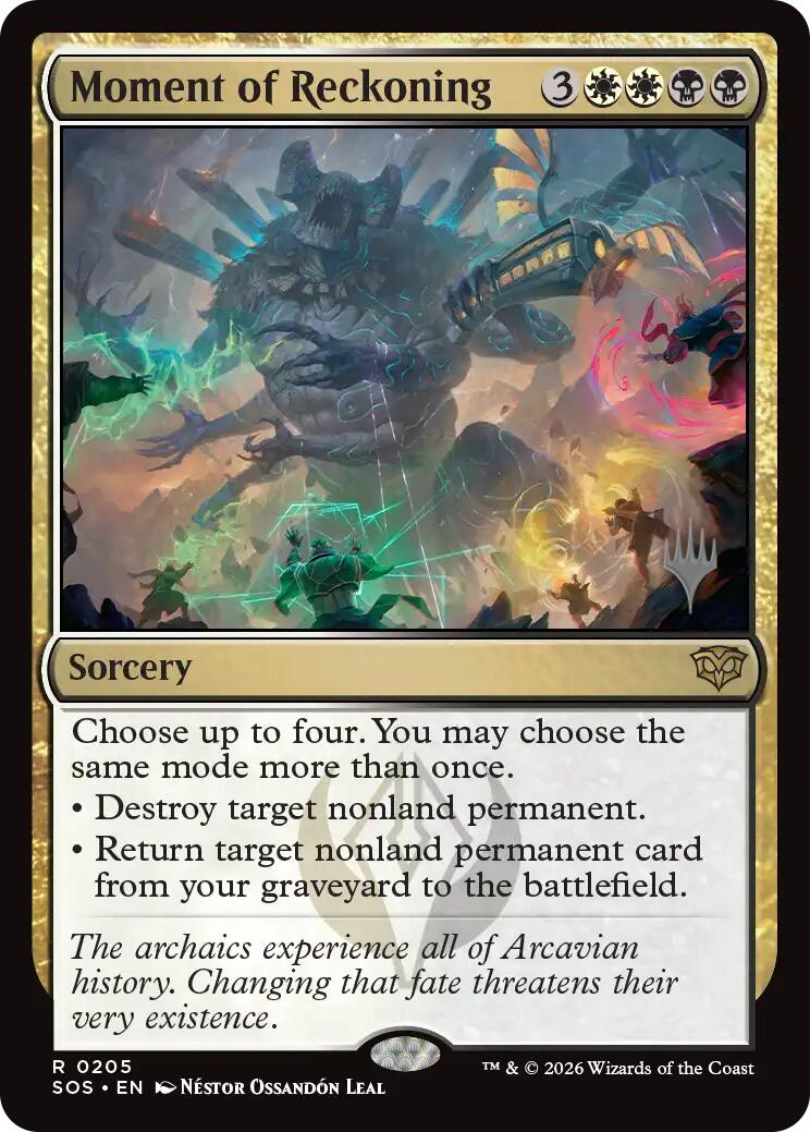 Moment of Reckoning [Secrets of Strixhaven Promos] | Magic Magpie