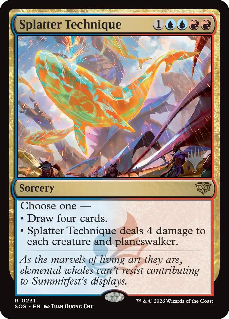 Splatter Technique [Secrets of Strixhaven Promos] | Magic Magpie
