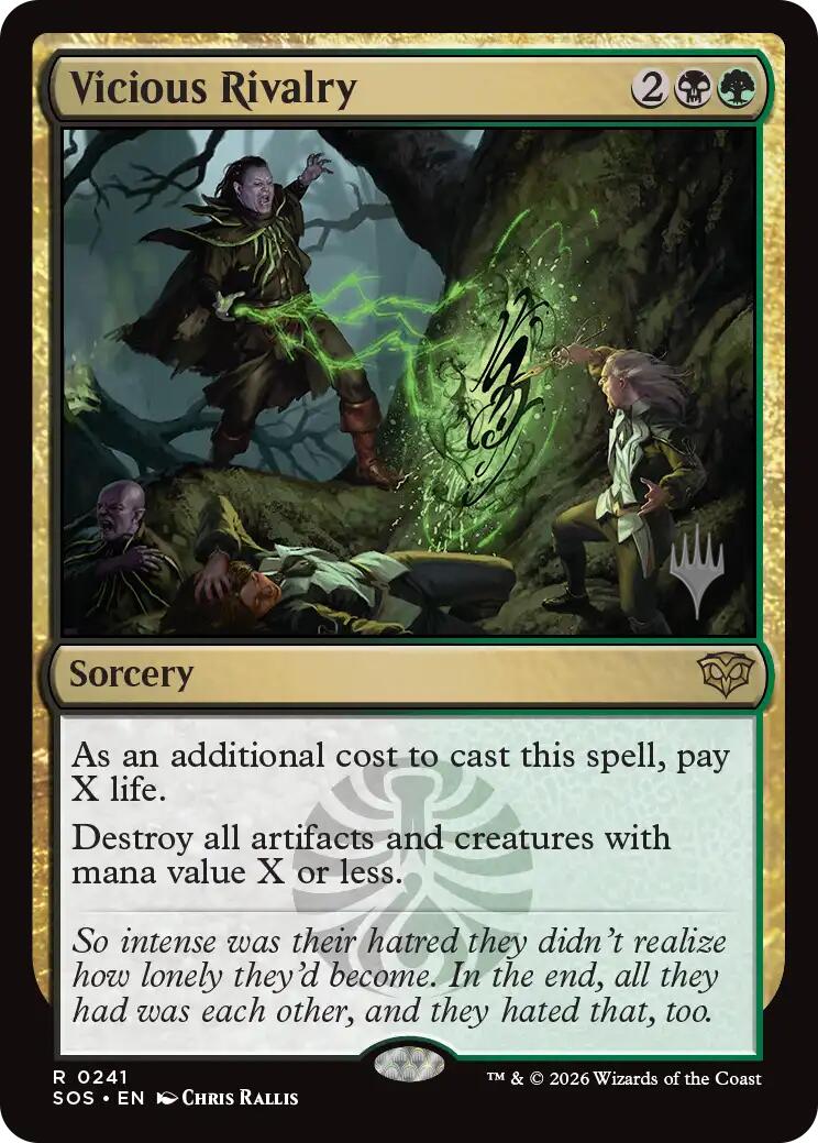 Vicious Rivalry [Secrets of Strixhaven Promos] | Magic Magpie