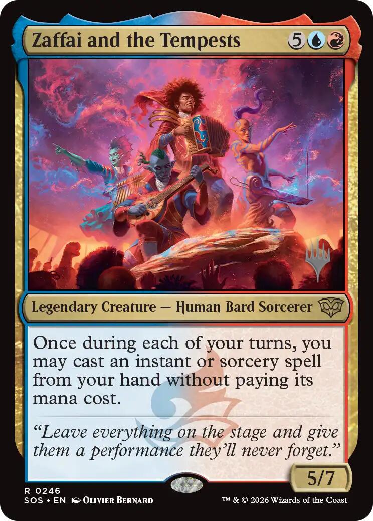 Zaffai and the Tempests [Secrets of Strixhaven Promos] | Magic Magpie