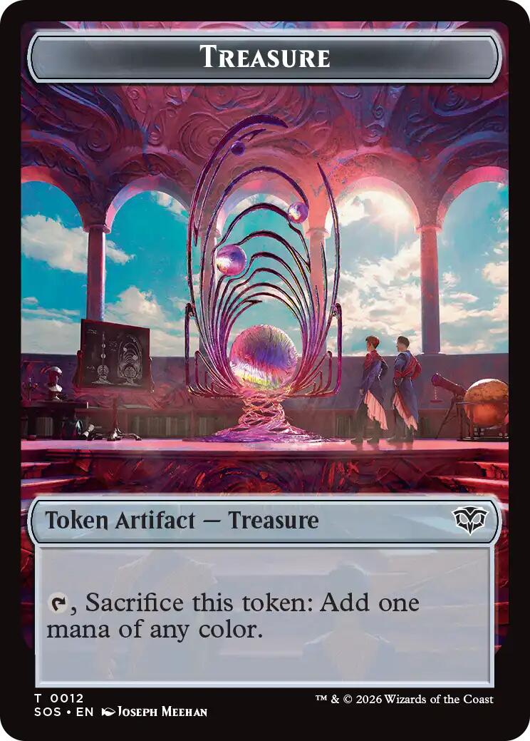 Phyrexian Germ // Treasure Double-Sided Token [Secrets of Strixhaven Commander Tokens] | Magic Magpie