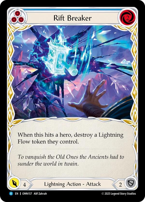 Rift Breaker (Blue) [OMN157] (Omens of the Third Age)  Rainbow Foil | Magic Magpie