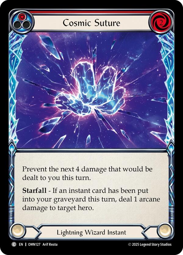 Cosmic Suture (Red) [OMN127] (Omens of the Third Age)  Rainbow Foil | Magic Magpie