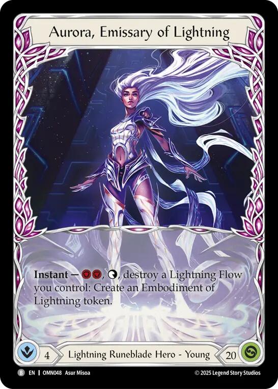 Aurora, Emissary of Lightning [OMN048] (Omens of the Third Age) | Magic Magpie