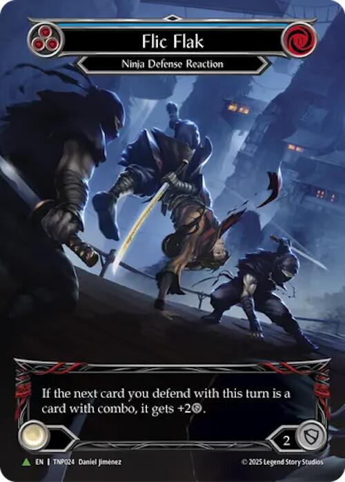 Flic Flak (Blue) (Marvel) [TNP024] (Promo)  Rainbow Foil | Magic Magpie