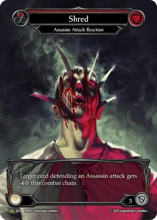Shred (Red) (Marvel) [TNP013] (Promo)  Rainbow Foil | Magic Magpie